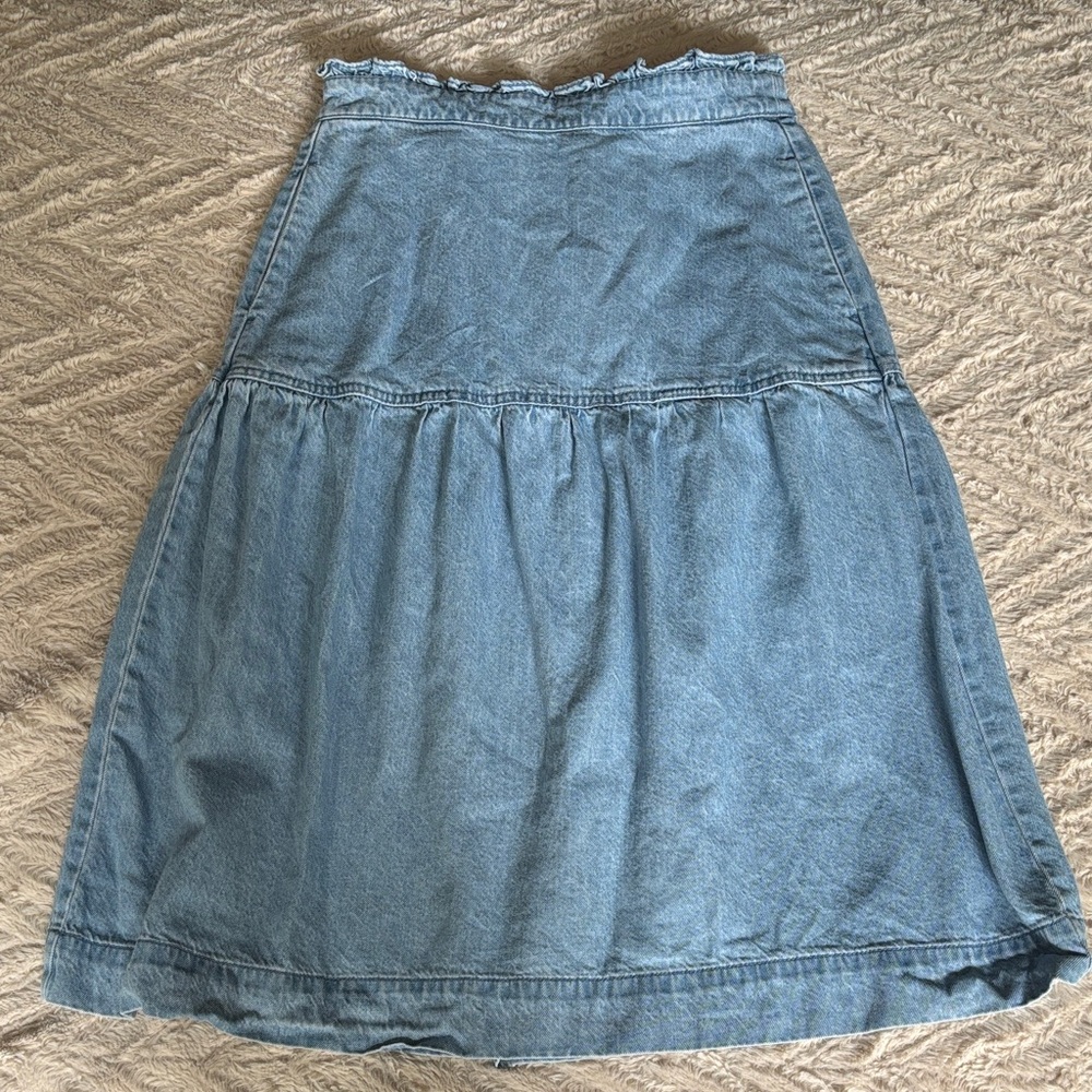Madewell Denim A-Line Skirt